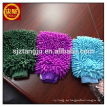 MicroCareful Car Wash Mitt - Coche premium lavado Mitt w / Microfibra de alta calidad microfibra tela Waffle Weave Car Towel